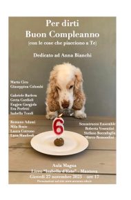 “Per dirti buon compleanno” dedicato ad Anna Bianchi
